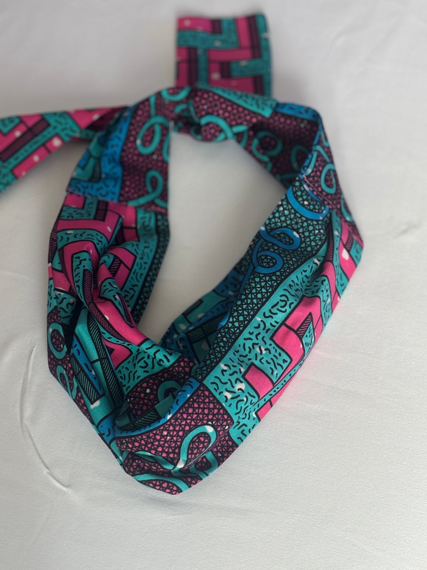 Ankara Print Head Tie